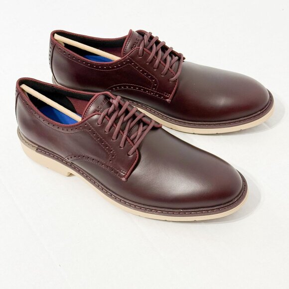 Cole Haan NWB Sz 10. Bloostone Men's Go-To Leather Plain-Toe Oxford Perforated B - Picture 8 of 9